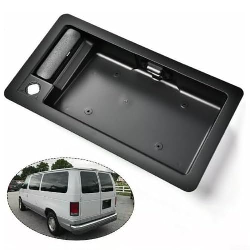 Soporte de matrícula trasera para Econoline E150 E250 E350, manija de puerta de carga 6