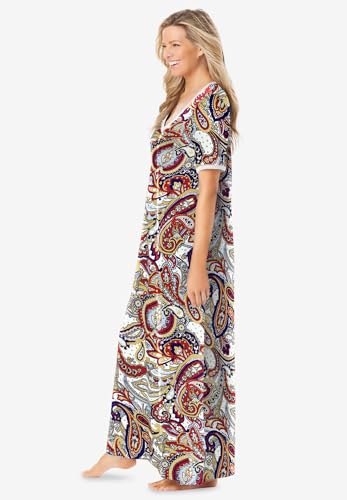 Dreams & Co. Plus Size Long T-Shirt Lounger3