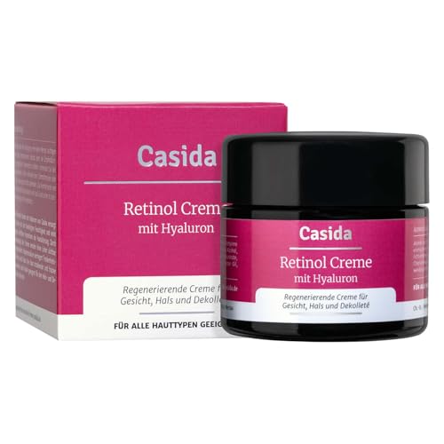 Retinol Creme mit Hyaluron - Intensiv pflegende Anti-Falten Creme mit Retinol 50 ml - aus der Apotheke