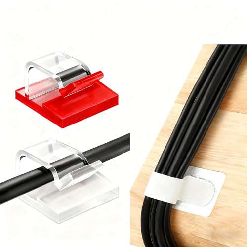 Kit de gestion des câbles polyvalent 80 pièces pour dissimuler les fils