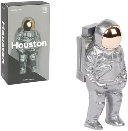 DOIY Bottle Opener Astronaut | Bar Accessories for Home Pub & Beer Bottle Opener | Bottle Openers for Garden Bar Accessories | Alcohol Gifts for Men & Beer Gifts for Men | Beer Bottle Opener | Grey image 5