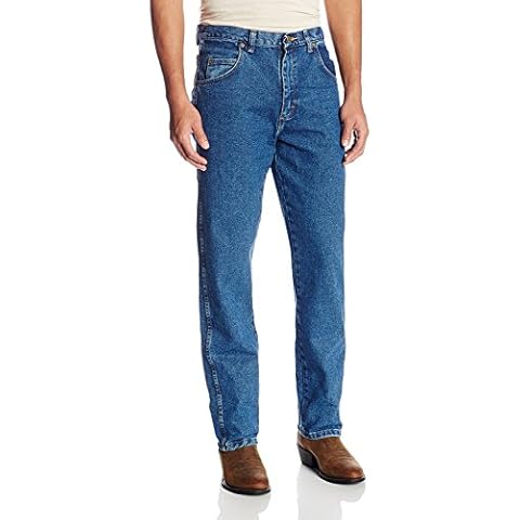 Wrangler Men's Relaxed Fit Jeans, Antique Indigo Cover