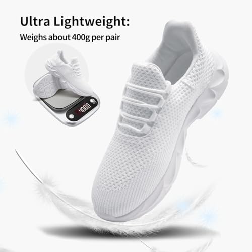 Image of DLWKIPV Mens Running Shoes Tennis Walking Shoes Comfortable Breathable Lightweight Non Slip Fashion Casual Sneakers Workout Gym Shoes for Running