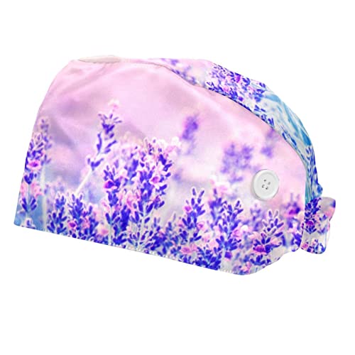 Casquette de travail lavande pourpre unisexe pour hommes et femmes