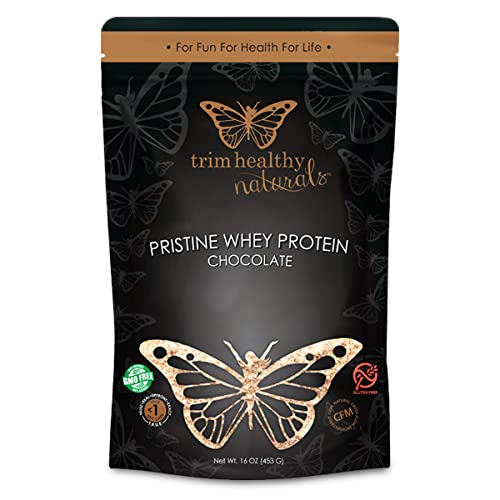 Trim Healthy Naturals Pristine Whey Protein Powder 16 oz Bag: Chocolate