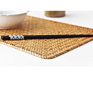 6 Pack Rectangular Woven Placemats, Rattan Wicker Table Mats, 17" x 12", Natural Seagrass Place Mats for Dining Table 6 Pack Rectangular Woven Placemats Rattan Wicker Table Mats 17 x 12 Natural Seagrass Place Mats for Dining Table