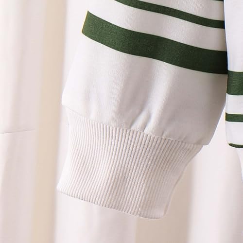 Sudadera con capucha para niño y jogging a rayas en este conjunto de dos piezas cómodo 5