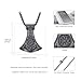 KoyeKei Viking Axe Necklace for Men 925 Sterling Silver Norse Black Axe Pendant Pagan Jewelry Nordic Fathers Day Birthday Gifts for Husband Boyfriend