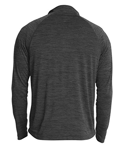 Image of Charles River Apparel Kids' Youth Space Dye Performance Quarter Zip Pullover