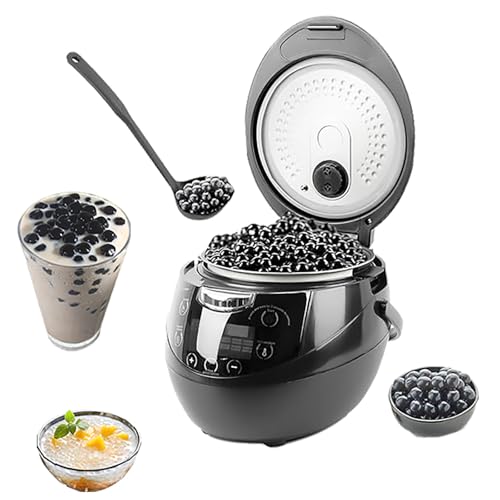 Máquina de té de burbujas de 6/8 l, máquina automática for hacer boba, hervidor de perlas de tapioca for restaurantes y tiendas de postres.(6L)