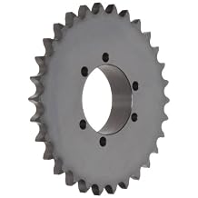 Tsubaki 60SF45 Roller Chain Sprocket, Single Strand, QD Design, SF Bushing Required, 45 Teeth, #60 ANSI No., 3/4" Pitch