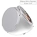 FekiLoot Love from New York Makeup Mirror Portable Ultra Slim Pocket Mirror Folding Handheld Travel Mirrors Compact Mini Round Beauty Mirrors for Home Camping