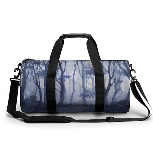 Sac de sport Forêt 45x23x23cm compact pour le gym et voyage