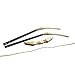 ZSHJGJR 60 Inch Archery Traditional Recurve Bow Takedown Wooden Longbow 30-50lbs Handmade Hunting Horse Bow for Right Hand Hunting (35lbs)