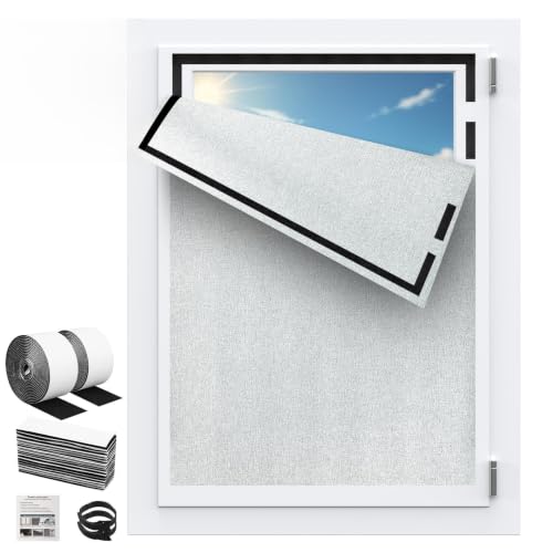 100% Blackout Blinds, 100×145cm Blackout Blind Curtain for Window Linen Material, No Drill Blinds Blackout for Windows | Cut to Any Size | for Bedroom Travel Skylight - Beige