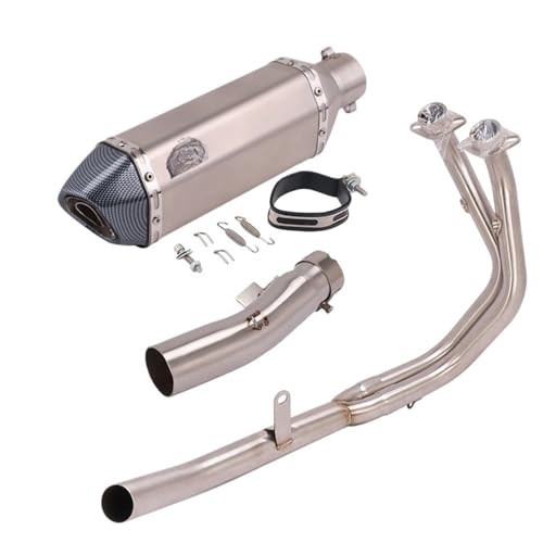 Échappement moto Colove 500X de qualité supérieure avec tube de raccordement avant robuste
