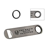 Thirsty Rhino Rond, Bottle Opener Spinner Ring (Black) (Set of 12)