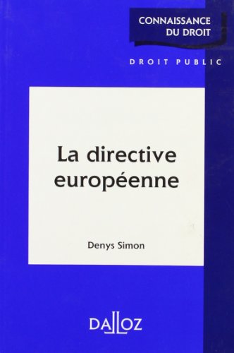 La directive européenne