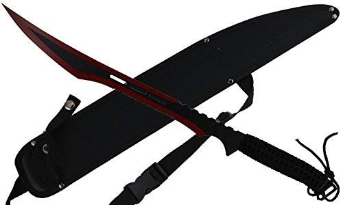 Fantasy Fixed Blade Machete with Nylon Carrier. for Camping, Collections, Outdoor Sports, Gifts