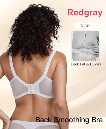 Image of Minimizer Bras for Women Full Coverage Lace Unlined Underwire Bras