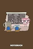 Notizbuch: Kaffee Unterricht DIN A5 kariert - 120 Seiten für kreative Kaffee-Freaks (braun)