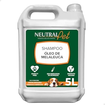 Shampoo Pet Antifúngico Cachorro Gatos 5lts Melaleuca