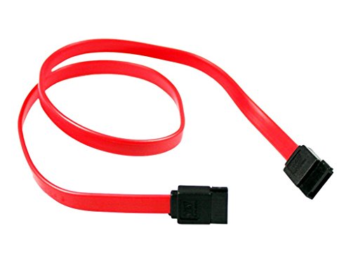 CP TECHNOLOGIES CL-SATA-18 SATA Cable 1.5' 7 Pin Serial ATA F/F, Red