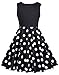 Produktbild Vintage Kinder Kleid Maedchen A-Linie Aermellos Blumen Kleid 6-7 Jahre CL10600-1