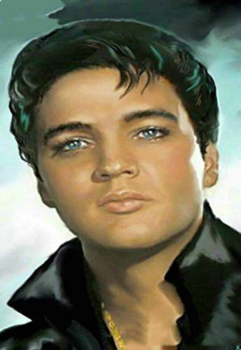 5D DIY Diamant Peinture Elvis Presley Broderie Diamant Rond Point De Croix Mosaïque Décor Cadeau,40 * 50CM - Les Beatles, Paul McCartney, John Lennon, RIngo Starr, George Harrison 5D DIY Diamant Peinture Elvis Presley Broderie Diamant Rond Point De Croix Mosaïque Décor Cadeau,40 * 50CM