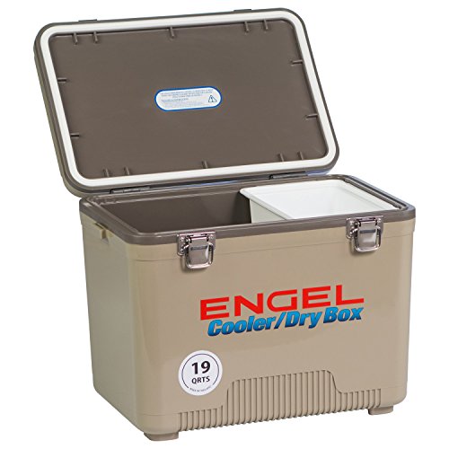 Engel Uc19 19Qt Leak-Proof, Air Tight, Drybox Cooler And Small Hard Shell Lunchbox For Men And Women In Tan #TOP6