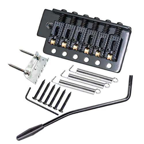 KESOTO Ponte Tremolo com barra rolante para substituição de guitarra elétrica, preta
