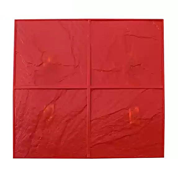 Moldes Resistentes de Poliuretano para texturizar hormigón, tapetes Decorativos para Estampar hormigón con Efecto Piedra y baldosas, Herramienta para texturizar Cemento (D) (F)