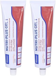 Virbac Nutri-Plus Gel | 120 g | Supplementary Feed for Dogs and Cats for Dietary Supplement and Convalescence | Appetite Stimulating, Highly Concentrated Energy Carrier (Pack of 2) product image