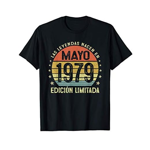 Leyendas Mayo 1979 Regalo Hombre Mujer 42 Años Cumpleaños Camiseta