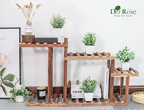 Der Rose 4 Packs Fake Plants Mini Artificial Greenery Potted Plants For Home Decor Indoor Office Table Room Farmhouse #TOP5