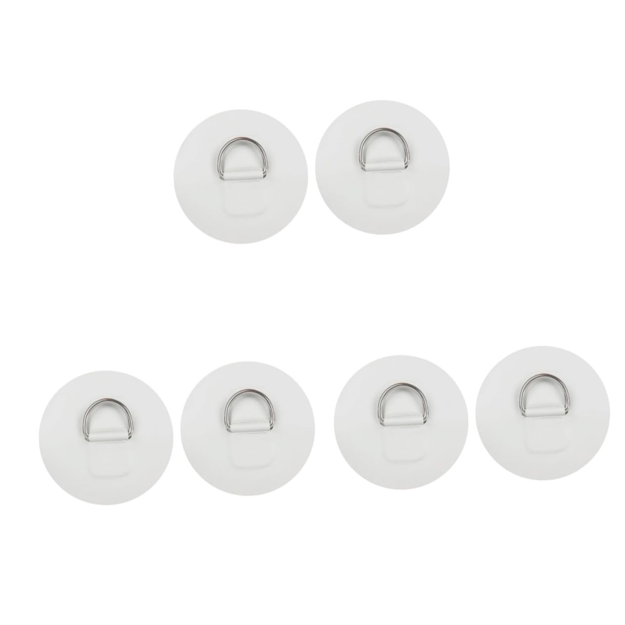 VANZACK Zubehör für Kanus schlauchboot zubehör bootsaufkleber Boat Accessories Boot Aufkleber Kanu-D-Ring-Patch Bootszubehör Zubehör für Kanugriffe Kanu Vorräte Weiß