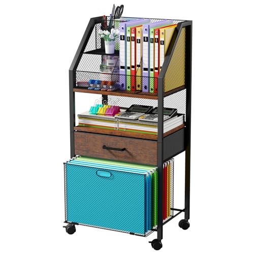 Homsorout Rolling Storage Cart with Drawers