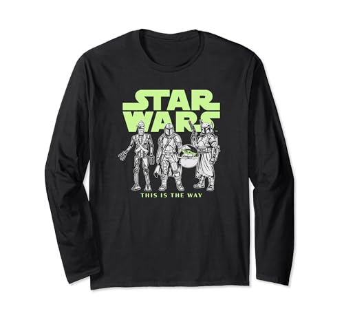 T-shirt Mandalorian manches longues Star Wars idéal pour vos soirées streaming de science fiction