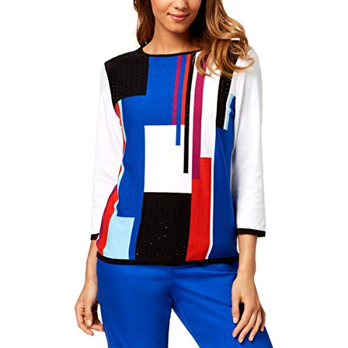 Alfred Dunner Women's Colorblock Sweater