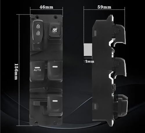 Interrupteur lève-vitre pour rouler sereinement en Veloster 2012-2017