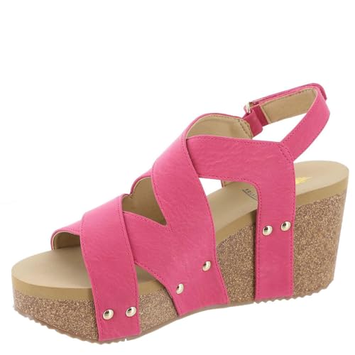 VOLATILE Women's Tory Sandal, Fuchsia - 8 by VOLATILE - Used condition - Image 5