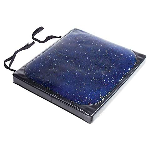 Skil-Care Starry Night Gel-Foam Cushion with Vinyl Cover, 16" x 16" x 2.5", Wheelchair Cushion for Pressure Relief and Enhanced Comfort, 751196 Cover