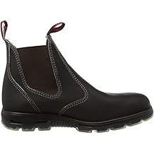 RedbacK Mens Bobcat UBOK Elastic Sided Soft Toe Leather Work Boot 10 AU 3E 11 M US Men Dark Brown