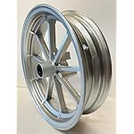 12-Inch-Mini-Bike-Front-wheel-9-Spoke-Silver