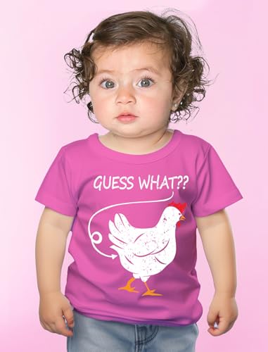 Tstars Funny Shirt - Gift for Toddler & Youth - Chicken Guess What? Dinosaur Tee and Monster Tractor Shirt for Kids2