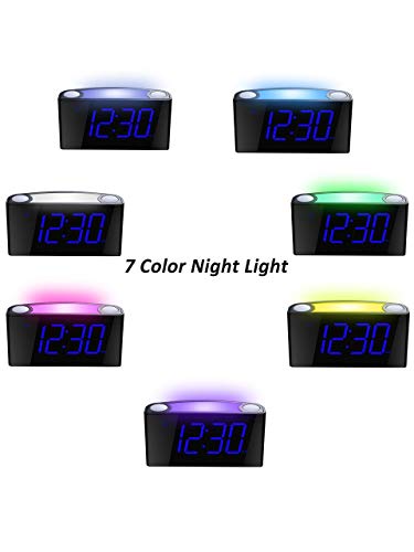 Mesqool 11.5 Large Calendar Day Alarm Clock & 7" Simple Setup Alarm Clock #TOP4