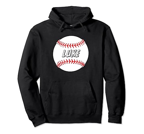 Nombre personalizado Luke Sports Celebrations Baseball Sudadera con Capucha