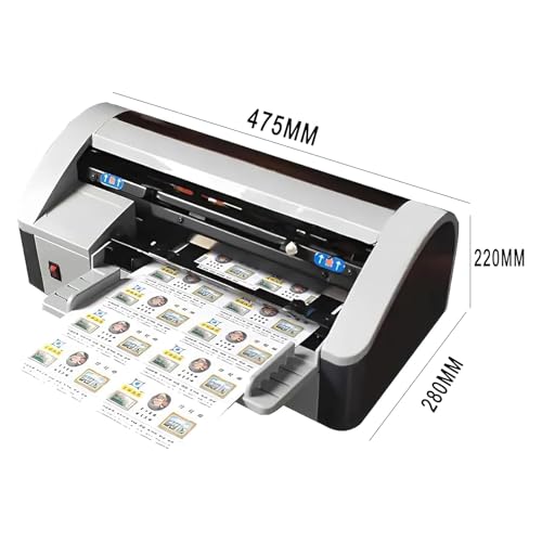 Cortadores automáticos de tarjetas de visita: cortadores de papel eléctricos para tarjetas de 90 x 54 mm, corte de 30-40 piezas por minuto, para negocios, invitaciones, membresías