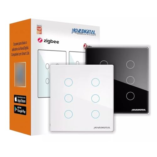 Interruptor Touch de ZigBee 6 Botões