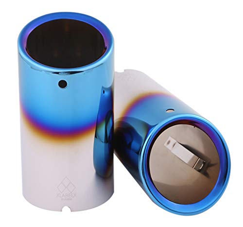 マツダ ロードスター RF マフラーカッター テールパイプフィニッシャー チタニウムブルー